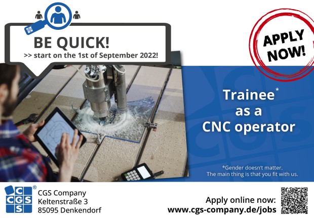 CGS apply now CNC operator be quick