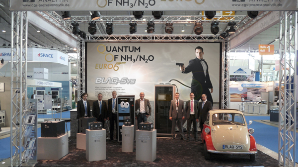 CGS-Messestand at the Automotive Testing Expo 2012